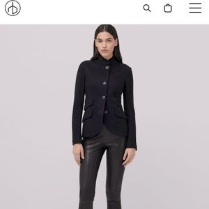 Rag & Bone Slade Wool Blazer - Black Pristine Like New Condition Size 2